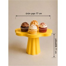 Mazaka Studio Cupcake Ayaklı Stand Dalgalı Desen