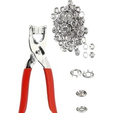 Astraltech 200 Adet Paslanmaz Çelik Çıt Çıt ve Pense Seti – Metal Çıt Çıt Makinesi, Kumaş Çıtçıt Düğme Seti, E