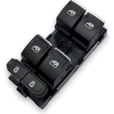 Astraltech VASS41 Sol Ön Kapı Cam Düğmesi Kromlu 3G0959857C Skoda Kodiaq 2021-2024