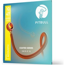 Astraltech Pitbull Strings Coated Seri Akustik Gitar Teli – Uzun Ömürlü, Parlak Ton, Yüksek Dayanıklılık (Cag