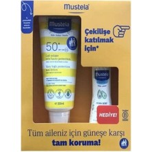 Astraltech Mustela Çok Yüksek Koruma Güneş Kremi SPF50 200ML - Hediye Hydra Bebe Gentle-Cleansing 100ML