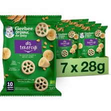 Astraltech Gerber Organic Diş Tekerciği Tahıl Bazlı ve Muzlu Bebek ve Küçük Çocuk Ek Gıdası 7 x 28G