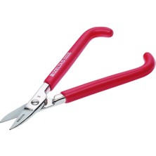 Astraltech Izeltaş 6800270180 Kuyumcu Makası, Kırmızı/krom, 180 Mm, Düz