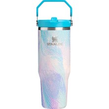 Stanley The Iceflow Flıp Straw 2.0 Tumbler 0.89L Pipetli Termos 10-13424-0663 Mavi
