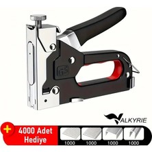 Astraltech Valkyrie Profesyonel Zımba Tabancası + 4000 Adet Zımba Teli Hediye – Ahşap, Kumaş ve Duvar Için Güç