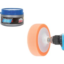 Astraltech BADEM10 Pasta Cila Polisaj Süngeri Zımpara Tabanlı Turuncu 150 mm M14 Pasta 300 gr