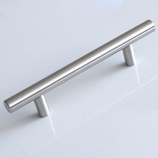 Astraltech (10 Adet) Mia Mojan 96 mm Inox Metal Mobilya Mutfak Çekmece Dolap Dolabı Kulbu Kulpu Kulpları