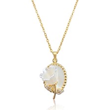 Axxion Çelik Kolye Gold 45CM