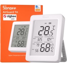 Astraltech Sonoff Airguard LCD Ekranlı Zigbee Akıllı Sıcaklık ve Nem Sensörü | SNZB-02DR2