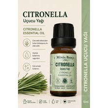 Minia Bahçe Sitronella Uçucu Yağı % 100 Saf ve Doğal 10 ml ( Citronella Oil )