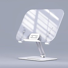 Astraltech Coverzone Profesyonel Kitap Okuma Tutucu Çalışma Sunum Standı ve Buzlu Plastik Malzeme Yüksekliği V