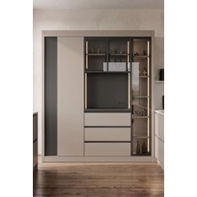 Avm 24 Nero Kahve Köşesi Multi 190 cm Montaj Dahil