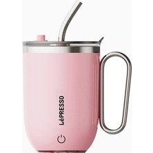 Lepresso Sip Spin Otomatik Karıştırıcılı Termos Kupa 420 ml Pembe