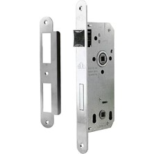 Astraltech BADEM10 Hok Kapı Ekstra Gömme Kilit Wc Banyo Kilidi Oval Köşeli ET-40M 40 mm