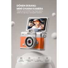 Pikas Joyplus Mini Kamera Dönen Ekran Flaşlı Selfie Video Vlog Kamerası Anahtarlık LK-027