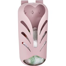Astraltech Poşet Düzenleme Organizer Dolap Kapağına Takılabilir Yapışabilir Poşetlik (Pembe)