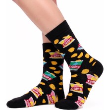Neşeli Çoraplar Chips Renkli Unisex Çorap