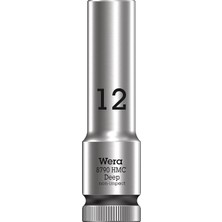 Astraltech Wera 05004552001 8790 Hmc Derin Lokma Anahtar 1/2 Inç, Siyah, 12,0 mm
