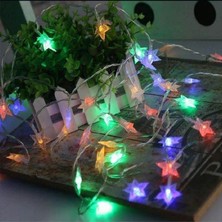 Usin 1,5 Metre USB Girişli Kalp Rgb Işıklı Yılbaşı Gece Parti Süsü Aydınlatması Peri LED Şerit