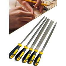 Astraltech Mobee MEŞEM-1290 Büyük Boy Eğeleme Seti 32CM 5'li Eğe Seti Hava Çeliği, Metal, Ağaç 1410