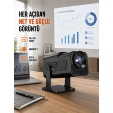Marsilyan Taşınabilir Full Hd Projektör - 1 GB Ram, 8 GB Hafıza Yeni Nesil