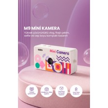 Pikas Joyplus Mini Anahtarlık Dijital Fotoğraf Makinesi Retro Filtreli Mini Video Kamera M9