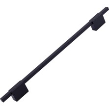 Astraltech Boyut Siyah Metal 256 mm Uzun Dolap Kulpları Mutfak Çekmece Kulbu Kapak Kulbu Mobilya Kolu Aksesuar