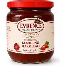 evrence gıda Geleneksel yöntemlerle yapılmış Sivas Zara Kuşburnu Marmelatı(Şeker oranı%15).Gıda Mühendisi Evren Çelik.