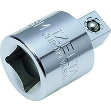 Astraltech Izeltaş 1513060003 M Lokma Adaptörü, Krom, 1/2", 3/4"