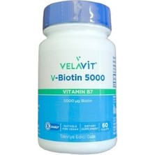 Velavit V- Biotin 5000 Mg 60 Tablet