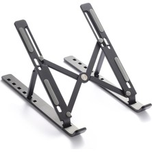Astraltech Idock N29-3 Katlanır Aluminyum Bilgisayar Standı - Siyah