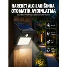Marsilyan Hareket Algılamalı Solar LED Güvenlik Lambası Yeni Nesil