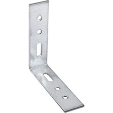 Astraltech Mobilya Köşe Bağlantı Sabitleme L Demir Deprem Dolap Duvar Birleştirme Gönye 65X65X20 mm (10 Adet)