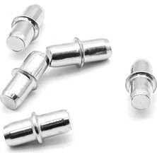 Astraltech BADEM10 Raf Pimi Cam Ahşap Metal Raf Tutucu Çivisi Mobilya Dolap Pimi Metal (50 Adet)