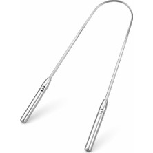 Umiya Paslanmaz Çelik Dil Temizleyici Ağız Temizleme Aparatı Ergonomik Dil Sıyırıcı Hijyenik Dil Bakım Aracı