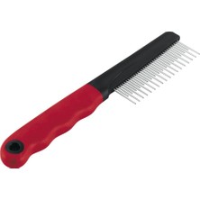 Astraltech Ferplast Gro 5866 Çift Taraflı Çelik TARAK,18X3,5CM, Red, Narrow Combined