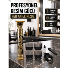 Marsilyan Şarjlı Titanyum Bıçaklı Saç Kesme Makinesi Yeni Nesil