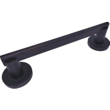 Astraltech Rozetli Sürgülü Kapı Çekme Kolu, Dayanıklı ve Kaliteli, Mat Siyah, 20,5 Cm, Tek Adet