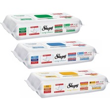 Astraltech Sleepy Easy Clean Beyaz Sabun,çamaşır Suyu,arap Sabun Mop Yer Temizlik Havlusu 3 x 50