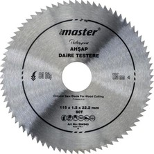 Astraltech Master 530940 Ahşap Daire Testere Bıçağı 115 mm 80 Diş (Elmassız), MASTER.530940