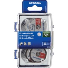 Astraltech Dremel EZ728-01 Ez Kilit Döner Alet Kesme Diskleri Aksesuar Kiti, Plastik, Metal ve Ince Kesimler I