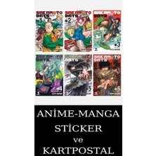 Kurukafa Yayınları Sakamoto Days 1-2-3-4-5-6 Manga Seti (6 Kitap) / Anime-Manga Sticker ve Kartpostal Hediyeli