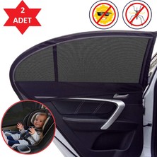 Astraltech Ankaflex-2 Adet Araba Yan Pencere Güneşlik Bebek Için Araç Perde Oto Makam Seyahat Perdesi Cibinlik
