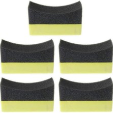 Astraltech Aputue Temizlik Süngeri, 5 Adet Lastik Kontür Dressing Uygulama Pedi, Temizleme Kavisli Sünger, Las
