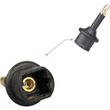 3044 Toslink To Mini Toslink Adaptör Çevirici Dönüştürücü Optik 3.5mm Dişi Erkek Kablo Ses Dişi