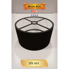 Renas Store Siyah Lambader Başlığı 35 cm Mega Boy