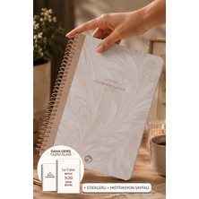 Le Color Akademik Ajanda 17X24 cm Spiralli Stickerlı Motivasyon Sayfalı