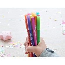 15 Funtastıcs Çocuklar Için Ince Uçlu Keçeli Kalem 12'li Set - 1 mm Yuvarlak Uç