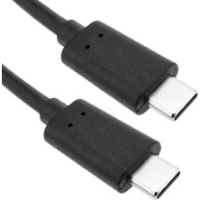 3447 Type C To Type Erkek Erkek Data Şarj Kablosu USB 3.1 Tip-C Bağlantı Noktası Ters Çevrilebilir Takmak Için Doğru Yön Bulmaya Gerek Yok Aktarım Hız USB 3.0/2.0 4'ten Daha Hızlı (0,50 Metre)