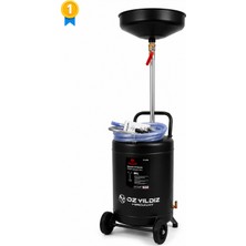 özyıldız Havalı Yağ Boşaltma Tankı 80 Litre